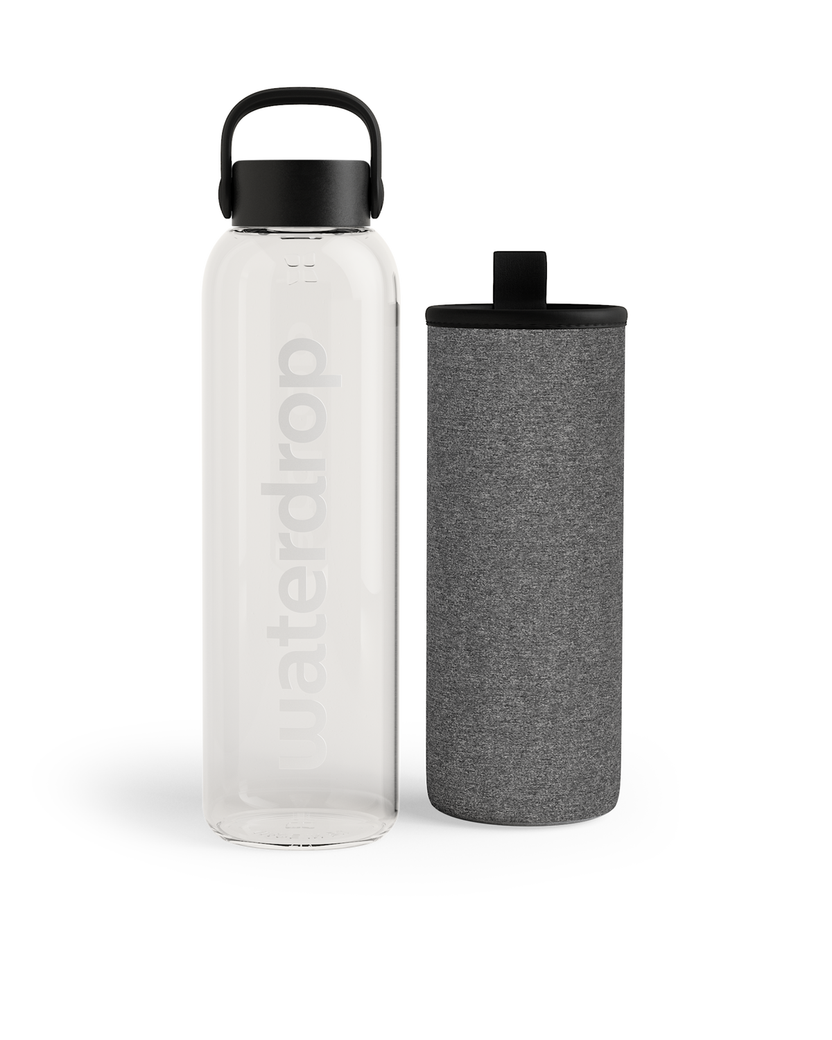 Glass Bottle TRANSPARENT Logo